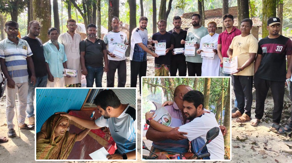 মানুষের সুখ-দুঃখের কথা শুনতে কাগজপুকুর-কাগমারিতে ইমদাদ